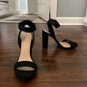 Black Block Heels
